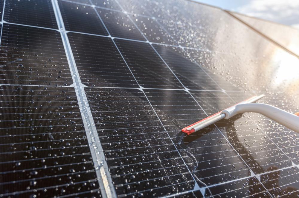 Nettoyage de panneaux photovoltaïques à Le Pont-de-Beauvoisin